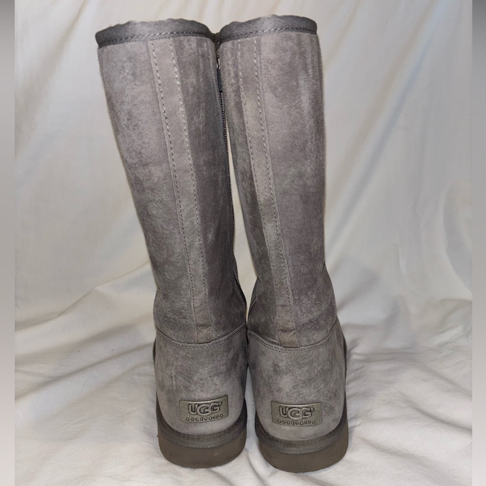 UGG Sumner Gray Zip Up Boots